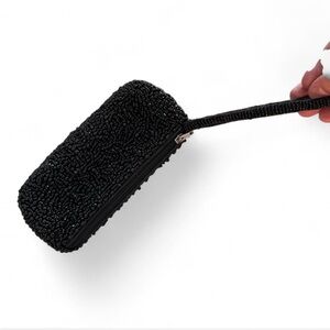 Black Beaded Wristlet Clutch - Women Accessories